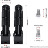Motorcycle foot pegs, folding bicycle Universal M8 anti-slip motorcycle footrest, suitable for Super V1259-DP01-A-662