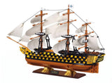 Sluban B1552 Model Kit 1200 HMS Victory Sailing Battleship Warship Navy Vessel Boat Military D SLB1552