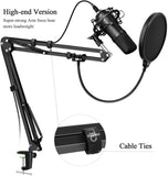 Microphone Radio Broadcasting Stand With 3/8t o 5/8 Screw Adapter 101_14766