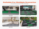 Interlocking Drainage Mat, 31 x 31 cm Modular Interlocking Cushion, 40 Pcs Splicing Drainage Mats, V952-CKPSD12X12INYQCJXV0