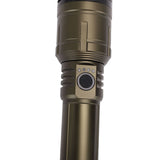 LED Flashlight 1500LM Super Bright 5 Modes Adjustable Focus USB C Rechargeable Flashlight with Lens V1294-YM0901-3119250088511