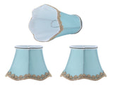 3Pcs Fabric Lampshade ClipType Modern European Style E14 Lamp Cover for Home Hotel KTV Green V1294-YM0901-3119210069111