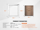 Pet Door, 33.7 x 50.9 cm Aluminum Frame with Lock and Flap System, Weatherproof Doggy Door, Easy to V952-MSCWMLMLHJ1PCF80QV0