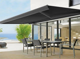 5.5m x 3.0m Retractable Folding Arm Awning Heavy Duty Full Cassette Motorised V63-842621