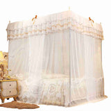 Luxury Princess Four Corner Post Bed Curtain Canopy Netting Mosquito Net Bedding V1294-YM0901-JY19729-03