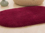 Door Mat Oval Slip Proof Indoor Door Carpet Moisture Absorption Soft Comfortable Plush Bathroom Rug V1294-YM0716-3112220052118