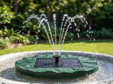 Gardeon Solar Fountain Pumps Bird Bath Floating Lotus Desig Water Feature 31cm FOUNT-POND-B-LED-LEAF