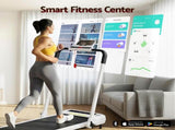Everfit Treadmill Electric Walking Pad with Incline Foldable for Home Gym White TMILL-400H-INC-WH