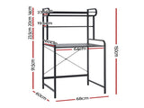 Artiss Bathroom Storage Shelf Over Washing Machine Toilet 3 Tier BSR-A-3T-150H-BK