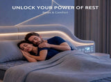 Levitex Queen Mattress 25 cm Hybrid Pocket Spring with 4cm Egg Crate Foam for Deep Sleep Bamboo MATTRESS-LV-LUMINA-25-Q