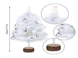 Feather Christmas Tree with Lamp String Artificial Christmas Tree Decoration Simulated Desktop V1294-YM0716-220711LW01-4
