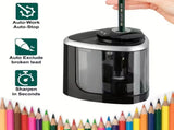 Electric pencil sharpener, Desktop automatic pencil sharpener, Office supplies V1105-YAQB-001