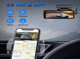 4K Wifi Dash Cam Front, 1080P In-Car Rear Dual Recording with GPS 64GB Card V462-TA-120-01