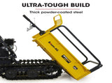 Baumr-AG Motorised Tracked Wheelbarrow Dumper, Briggs & Stratton CR950 Petrol Engine, 300kg Capacity V219-BRWPWRBMRBT96
