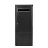 Parcel Delivery Drop Box Mailbox - Secure Home Package Post Locker 38x38x90cm V238-SUPDZ-40376876040272