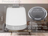 Touch Wake Up Night Light with Sunrise Simulation Alarm Clock, 3 Ways Dimmable Warm White Bedside V1188-MS-205-10