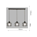 Pendant Light Modern Simple Style Industrial Robust Small Chandelier Hanging Light for Bedroom Aisle V1294-YM0716-3119220089012