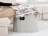 Under Desk Leg Warmer, Personal Electric Panel Space Heater with 360&deg Fully Enclosed Heating, V1366-AZ2-W-16640