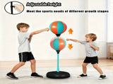 Black kids punching ball, boxing set for kids, martial arts toy for kids, adjustable punching ball, V1347-140-BLA-40079