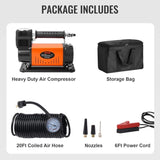 12V Air Compressor Heavy Duty 150PSI Offroad Air Compressor Portable Truck Tire Inflator 6.0CFM Air V952-CZKQ12V150PSIOQUPV9
