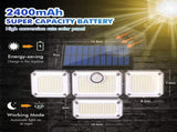Brighten your outdoors with this four-head solar motion sensor wall light, featuring 333 V1341-ZY-EBU7RTHR-ONEPIECETYPE-1PCS