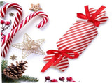 50Pcs Christmas Candy Boxes, Small Red Gift Boxes for Sweets, Chocolate with Ribbon, Gift Boxes V1192-AZ-W-18032