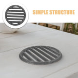 Black Cast Iron Grill Grates for Outdoor Cooking with Mesh Design and Easy Installation, Perfect for V1369-AZ3-W-16709