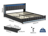 Levede Queen Bed Frame BF1068-Q