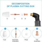 50PCS PT-31 Cutter Tips Fits CUT-45 CUT-50 CT-312 MIG205MP, Cutter Consumables with V1369-AZ3-W-11627