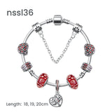 11 Styles Charm Bracelets Set,Colorful Alloy & Glass Beaded Bracelets,Buy 3 for Better Price V1132-NSSL39-TRIPLE