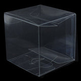 100 Piece Pack -PVC Clear See Through Plastic 15cm Square Cube Box - Large Bomboniere Product V382-100PVC15X15X15