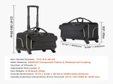 Rolling Laptop Bag, Fits Up to 17.3 Inch Laptop, Wheeled Briefcase, Roller Computer Tote Bag with 4 V952-LGSTDNB173INYPT18V0