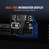 Modified Sine Wave Inverter, 3000Watt, DC 12V to AC 230V LCD Display Power Inverter with 3 AC V952-XZXNBQ3000WX61GMMV3