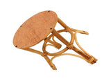 Wooden Stool Plant Stand Multifunctional Nordic Style Round Plant Supports Display Rack for Indoor V1294-YM0706-3111230213811