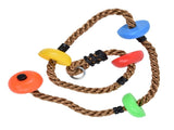 194cm Disc Swing Rope Plastic Multicolor Platforms for Children Balconies Courtyards Outdoor V1294-YM0714-3116210073911