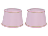 2PCS European Style E14 Lamp Shade Pink Lampshade for Chandelier Table Wall Lamps Home Decoration V1294-YM0710-3119210206111