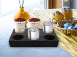 Petluno 6 Holes Takeout Beverage Cup Trays, Hot Cold Drinks Fixing Holders, Foam Coffee Carrier, V1259-DP01-A-1763