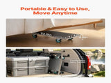 Furniture Dolly, 551 lbs Load Capacity, Furniture Moving Dollies with 4 TPR Silent Wheels, Rectangle V952-JJBYTCPBJHB236VS4V0