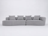 Arco 3 Seater Compressed Sofa V1158-ZE9919-TL1907-12-LGY