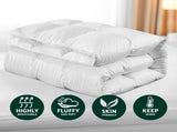Giselle Bedding 800GSM Goose Down Feather Quilt Winter Blanket Duvet Comforter Single QUILT-GOOSE-800-S1