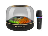 LP90 Black 360&deg Bluetooth Home Theater Speaker With One Microphone - LED Light Effect, 120W Surround V888-ELOSUNG15177