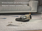 Khaki High-Power Wireless UV Sterilization Mite Removal Vacuum Cleaner - Powerful Suction and Deep V888-ELOSUNG34427
