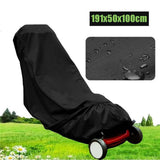 Waterproof Lawn Mower Cover Protecter Outdoor Storage 191 x 50 x 100cm V1369-AZ3-W-16461