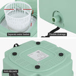 Devanti Portable Washing Machine 8L Green PWM-B-FOLD-8-GN