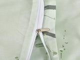 Green Alpine Botanical Quilt / Doona / Duvet Cover set V745-AQ081992Q3