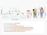 Climbing Dome, 183cm Geometric Dome Climber for Kids, 270kg Loading Indoor/Outdoor Jungle Gym V952-JHPDZJ6FTWPJA3CK6001V0