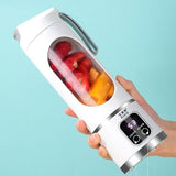 Portable Home Small USB Charging Mixer & Juicer - Easy to Clean, Suitable for Fruit Vegetable Drink, V1102-HEZJ-001