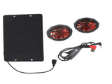 10W Solar Fan Outdoor Solar Powered Fan IPX7 Waterproof Shed Chicken Coop Greenhouse Import Export V1294-YM0706-3114230091311