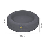 Pawz Pet Orthopedic Calming Bed Memory Foam Dog Sofa PT1293-L-DG