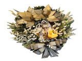Xmas Wreath Decoration with LED Light Hanging Decor Sacred Meaning Xmas Wreath for Indoor Outdoor V1294-YM0901-3115240105111